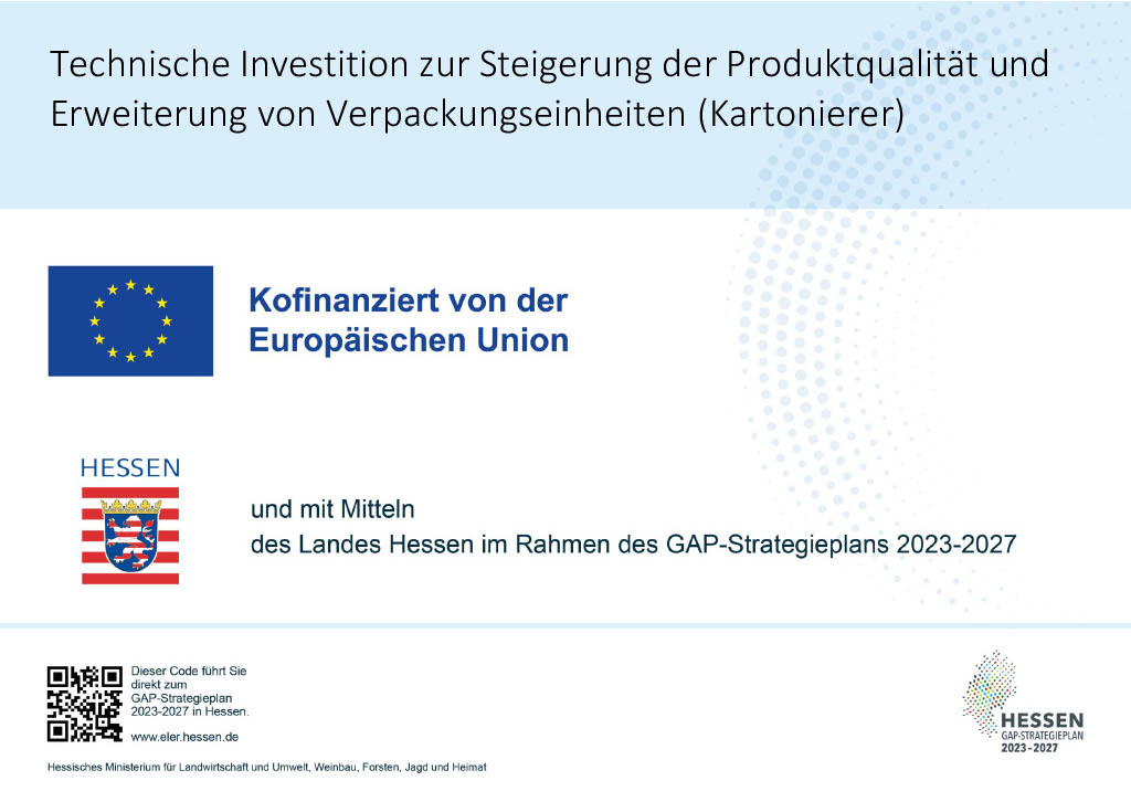 Technische Investition zur Steigerung der Produktqualität und Erweiterung von Verpackungseinheiten (Kartonierer)
